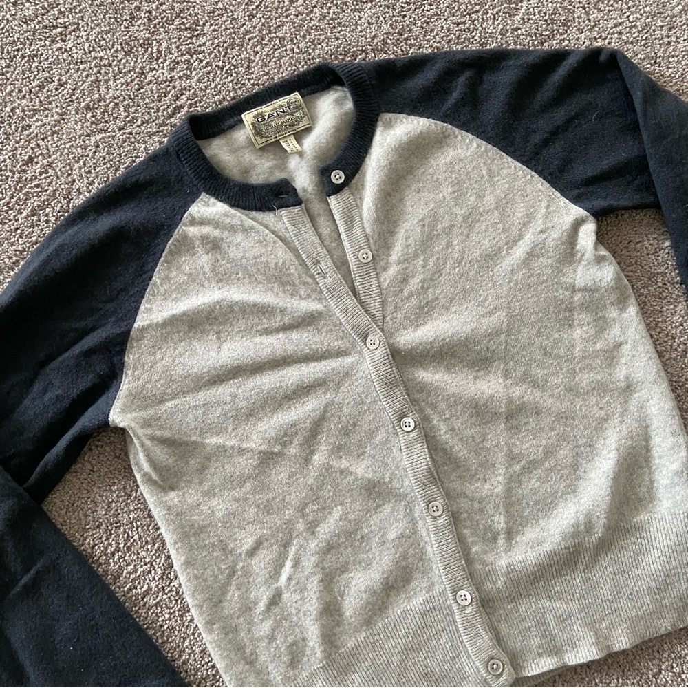 Vintage Gant by Michael Bastien Cashmere Cardigan